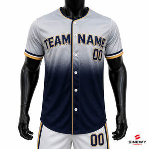SINEWY SPORTS Camiseta de Béisbol para Hombre Adulto, Nombre del Equipo 00, Color Degradado Sublimado, Secado Rápido, Manga Corta, Corte Regular - Product Image 1