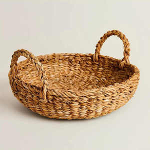 Best Choice Rattan Vegetable Cutter Creative Design Handwoven Vietnam Ring Handles Fruit Vegetable Tools - Product Image 5