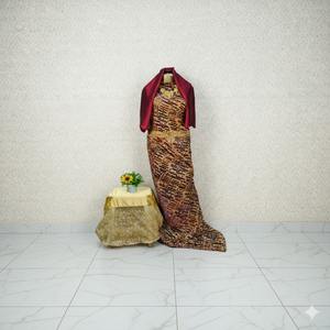 Glamour Somalian Velvet Maqbal Dirac Dress <b>Fabric</b> Jacquard Slub Plain Floral Design for Girls Women Wedding Special Occasions - Product Image 4