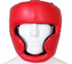 Profesional de alta calidad de cuero genuino entrenamiento de lucha equipo de cabeza de boxeo tendencia superior MMA Muay Thai casco protector facial - Product Image 4