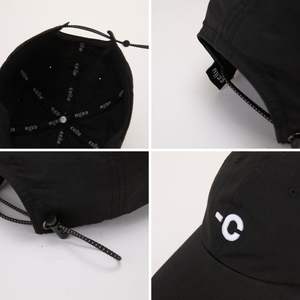 Casual Sporty 6-Panel Unisex Baseball Cap Embroidered Logo Vintage <b>Toggle</b> Drawcord Closure Elastic Fitted Stylish Letter Pattern - Product Image 5