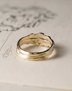 Anillo de Compromiso Lia Juu con Piedra Lunar Natural, Estilo Art Deco, Plata de Ley 925, Chapado en Oro de 14k, Certificado IGI, Anillos de Boda - Product Image 3