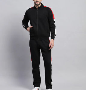Ensemble de survêtement unisexe décontracté d'hiver 2026, veste et pantalon de sport à manches longues avec fermeture éclair intégrale, 2 pièces - Product Image 3