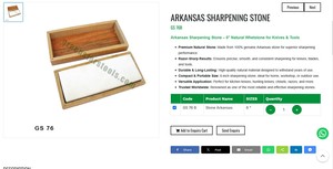 Piedra de afilar Arkansas de 6 pulgadas, piedra de afilar natural para herramientas de joyería, piedra de afilar para cuchillos, para orfebres y |   N.° de artículo GS-76B - Product Image 3