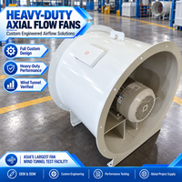 Ventilateur axial à air chaud robuste, fonctionnement stable, longue durée de vie pour la ventilation des fours et des chaudières, tunnel à air vérifié