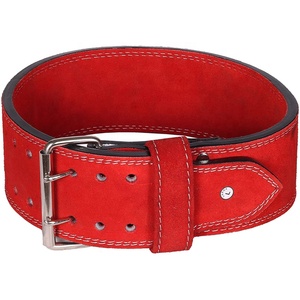 Cinturón de cuero personalizado de 10mm para levantamiento de pesas, venta al por mayor, cinturón de cuero para levantamiento de pesas para gimnasio, cinturón unisex con hebilla de doble punta de 4 pulgadas de ancho - Product Image 6
