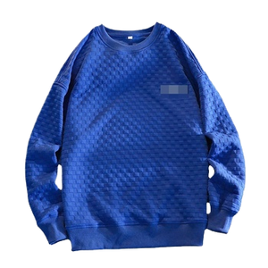 Suéter Jacquard de Cuello Redondo para Hombre Fitspi, Otoño Invierno, Camiseta Informal de Manga Larga con Letras, Camiseta Interior para Hombre - Product Image 1