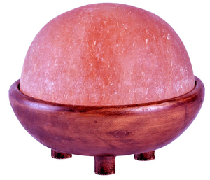 Lámpara de Piedra de Sal del Himalaya Detox Dome - Hecha a Mano con Forma Geométrica Feng Shui, la Mejor Calidad, Beneficios para la Salud - SIAN ENTERPRISES - Product Image 3