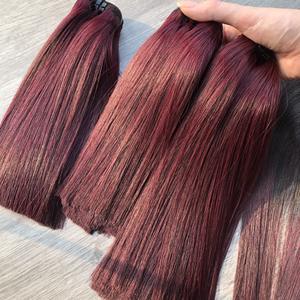 Trama de cabello humano vietnamita de alta calidad, cabello liso Ombre, precio de cabello sin procesar, paquete Genius de alta definición - Product Image 6