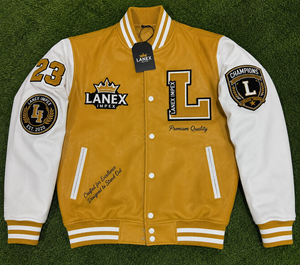 Custom Chenille Patches Winter Varsity <b>Jacket</b> <b>Men</b> Women PU Leather Sleeves Rib Knit Trim Zipper Closure Private Label Service - Product Image 6