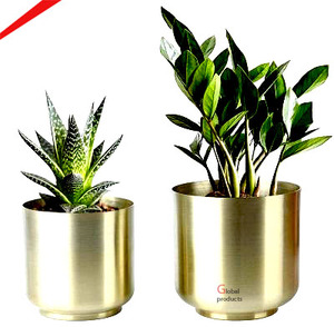 Decorative metal <b>Round</b> Flower Vase For <b>Table</b> And Shelf Styling Flower Vase for Home Interior - Product Image 2