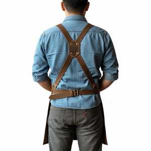 ผ้ากันเปื้อนช่างหินหนังแท้ ป้องกันกลิ่น ทนทาน แข็งแรง ป้องกันการบาดเจ็บจากการตัด สำหรับงานระดับมืออาชีพ เกรดอุตสาหกรรม - Product Image 2