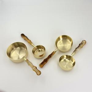 Cuchara Medidora de Acero Inoxidable de Venta Caliente, Cuchara de Café con Mango Largo de Resina, Decoración para Cafetería, Hogar, Restaurante y Regalos - Product Image 4