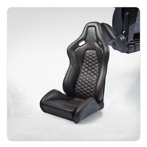 Asiento Deportivo Ajustable Ace FRP PU Tipo Bucket con Soporte Lumbar, Asiento Ergonómico Ejecutivo para Trabajo y Juegos - Product Image 3