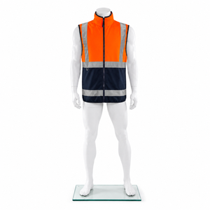 Pantalon de travail réfléchissant haute visibilité pour électricien, avec impression en relief, poche suspendue pour clé, en polyester résistant à l'usure - Product Image 2