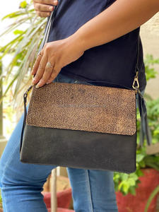 กระเป๋าสะพายไหล่หนังขนสัตว์พิมพ์ลายสัตว์สไตล์ตะวันตกใหม่คุณภาพสูงแฟชั่นหนังขนสัตว์หนังแท้คุณภาพสูงสายสะพายข้าง - Product Image 2