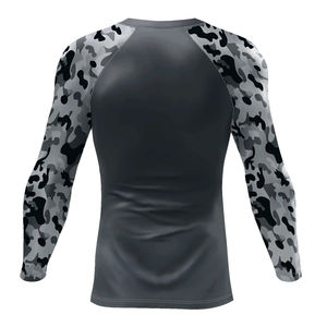 Men Solid Color Long Sleeve <b>Compression</b> Blank <b>Shirt</b> Athletic Gym Training Tops Quick Dry Fitness Running <b>Compression</b> <b>Shirts</b> - Product Image 2