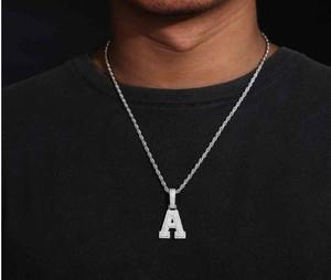 Pendentifs et breloques en argent 925 plaqué or pour hommes, style hip-hop, avec moissanite - Product Image 4