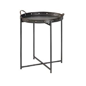 Top Selling Elegant Golden Round Metal Accent Coffee <b>Table</b> Space-Saving <b>Decorative</b> <b>Table</b> for Living Room - Product Image 6