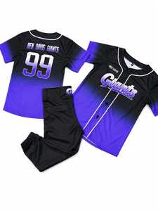 Maillot de baseball Marter Industry Giants pour homme, sublimé, anti-humidité, uniforme d'équipe, manches courtes - Product Image 2