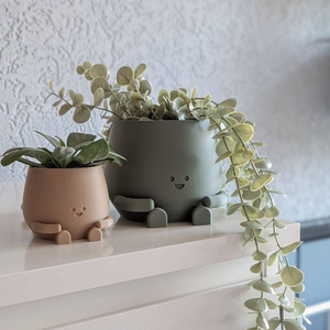 Maceta de jardín para exteriores de Vietnam, maceta ligera de cerámica de terracota con material de arcilla de fibra, estilo de uso del suelo - Product Image 2