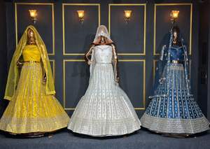 Collection Choli Filet Complet avec Broderie en Miroir Dori et Pierres Jarkan en 20 Options de Couleur et 10 Nouveaux Designs - Product Image 2