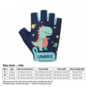 Gants de cyclisme d'été pour enfants, demi-doigts, respirants, imperméables, pour garçons et filles, gants de sport pour vélo - Product Image 6