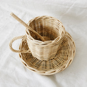 กาน้ำชาน่ารักสำหรับเด็กหัดเดินของเล่นหวายสำหรับเด็ก - Product Image 5