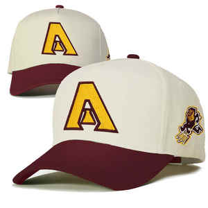 Gorra de Béisbol Estilo A-Frame de 5 Paneles, 100% Algodón Twill, 2 Tonos, con Logotipo Personalizado y Bordado 3D, Gorra Deportiva de Tela - Product Image 1