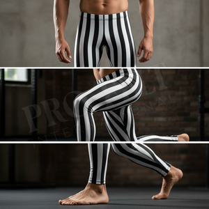 Hot Selling Customized Elastic Waist Stretchable Training Skinny Compression Pants Custom Stripe Design Solid Plain Pants OEM - Product Image 4