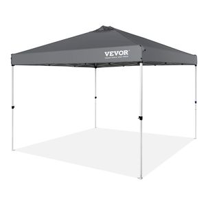 Tenda a baldacchino pop-up 3x3 m con telo argentato in PU 250D, borsa con ruote, 4 sacchi di sabbia, riparo solare impermeabile - Product Image 1