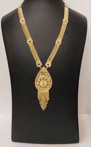 Conjunto de Joyería Chapada en Oro de 24K para Mujer, Collar, Pendientes, Anillo, Pulsera, Diseño Clásico con Borlas, Joyería de Aleación para Fiestas, Compromisos y Moda - Product Image 2