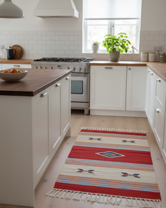 Alfombra Moderna Reversible de Algodón Hecha a Mano con Diseño Floral, Lavable, para Uso en el Hogar y Viajes, Venta al Por Mayor - Product Image 4