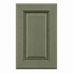 Portes d'armoires de cuisine en bois massif sur mesure, fabricant vietnamien, vente en gros, collection de portes d'armoires modernes à panneaux surélevés - Product Image 1