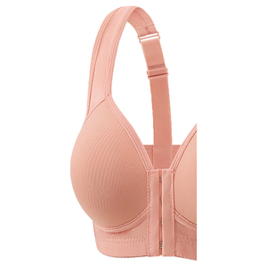 Soutien-gorge de sport pour femme, simple, à maintien élevé, respirant, séchage rapide, écologique, en Spandex/Nylon, bretelles réglables à l'avant, coussinets amovibles - Product Image 6