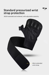 2026 Breathable Half Finger <b>Weight</b> Lifting Gloves Gym Fitness Workout <b>Training</b> Wrist Support Gloves for Men Women - Product Image 4