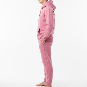 <b>Cheap</b> Price Custom Made Color and Design High Quality Winter Hooded Solid Men Tracksuits 100% Cotton Breathable Wholesale - Product Image 3