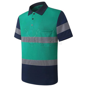 Camisa Polo de Trabajo para Hombre, Uso Profesional en Oficina, Manga Corta, Poliéster, Secado Rápido, Transpirable, Alta Visibilidad, para Negocios y Lugar de Trabajo - Product Image 2