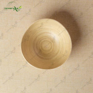 Bol en bambou tissé à la main, bol de service en bambou naturel pour la maison et la cuisine, vaisselle durable - Product Image 6