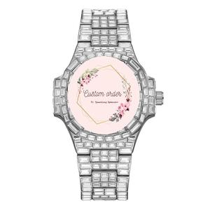 Relojes Personalizados con Incrustaciones de Diamantes, Movimiento Automático de Lujo, Acero Inoxidable, Estilo Hip Hop, Reloj VVS Moissanite para Hombre y Mujer - Product Image 4