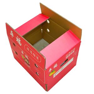 OEM/ODM 2-Sided Waterproof Durian Carton <b>Box</b> 5mm Thickness Slotted Boxes <b>Recycled</b> Materials 45*41*21 Size Air Sea Express - Product Image 1