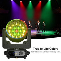 SHEHDS 19x25W RGBL Beam Moving Head Wash Stage Light DMX512 Modelo Privado Luces DJ para KTV Fiesta Bar Concierto