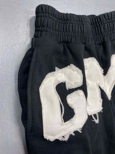 Men's Casual Nonwoven Zipper Fly Midweight Polyester/Nylon Flared Sweatpants Washed <b>Stacked</b> Distressed <b>Jogger</b> - Product Image 5