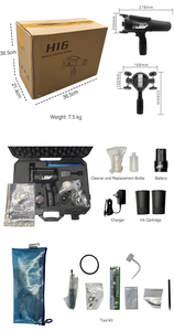 New Large Character Handheld Printer Can Print Logo QR <strong>Code</strong> Controlled <strong>Materials</strong> DOD Big Character Printer Foe Plastic Tube - Product Image 6