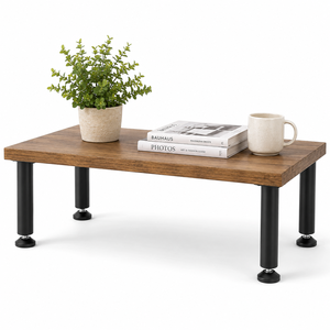 16 Inch Metal <b>Table</b> <b>Legs</b>, Set of 4 Heavy Duty <b>Adjustable</b> Furniture <b>Legs</b> for Desk, Dining <b>Table</b>, Easy DIY Installation EDPTBL026 - Product Image 1