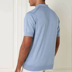 Men's Short Sleeve <b>Polo</b> <b>Neck</b> T-Shirt Solid Knitted <b>Sweater</b> Button Summer Regular Pullover Men's Casual Solid Summer Outdoor - Product Image 2