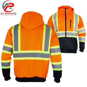Sudadera de Seguridad de Alta Visibilidad, Reflectante, Transpirable y Ligera, de Algodón, para Trabajadores, Calidad Premium 2026 - Product Image 1