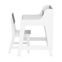 Vente en gros de bureau pour enfants et ensemble de chaises confortables avec rangement Ensemble de bureau et de chaises en bois pour chambre d'étudiant et salle d'étude