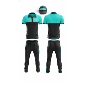 Uniforme de cricket à séchage rapide par sublimation |   Vêtements de cricket pour hommes, femmes et jeunes, ensemble complet polo et pantalon, prix avantageux - Product Image 3