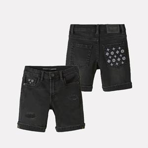 Premium Quality <b>Denim</b> Short for Men Custom <b>Denim</b> Shorts with High Quality Breathable <b>Material</b> Comfortable and Regular Fit Style - Product Image 2